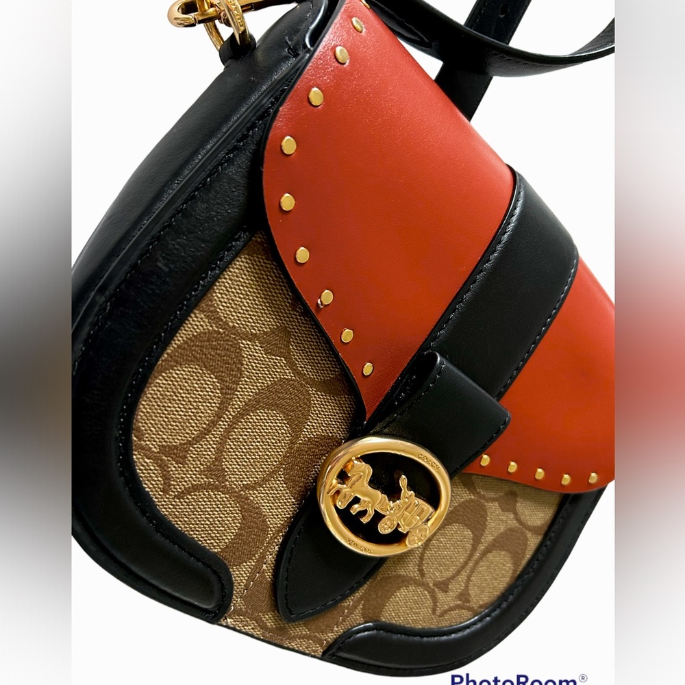 Coach C3593 Handbag Small Size - Brown